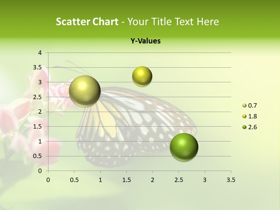 Macro Lepidoptera Color PowerPoint Template