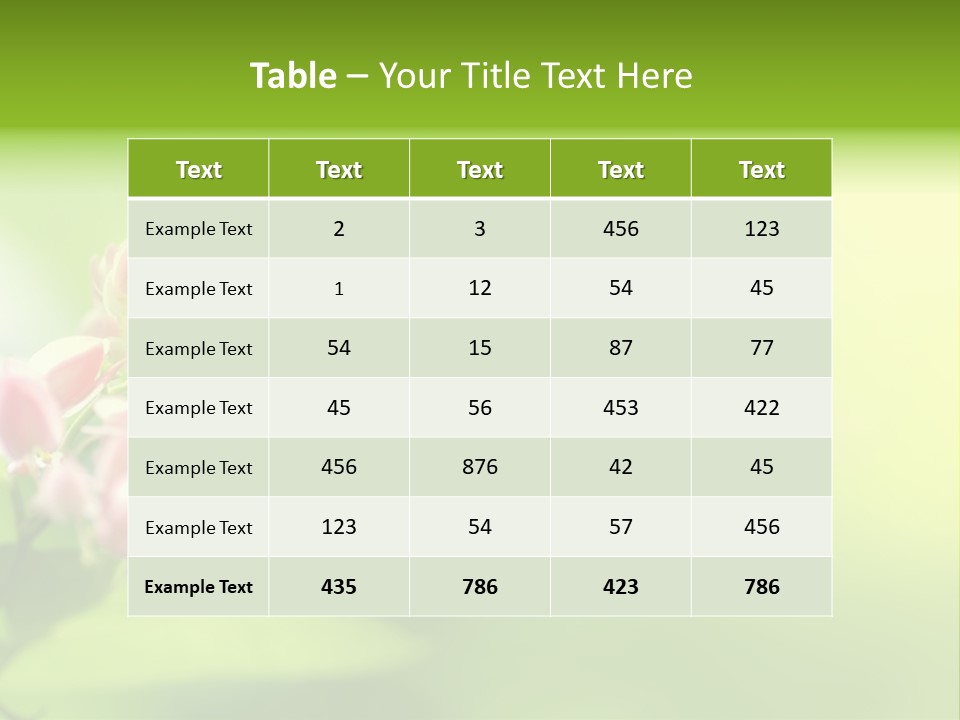 Macro Lepidoptera Color PowerPoint Template