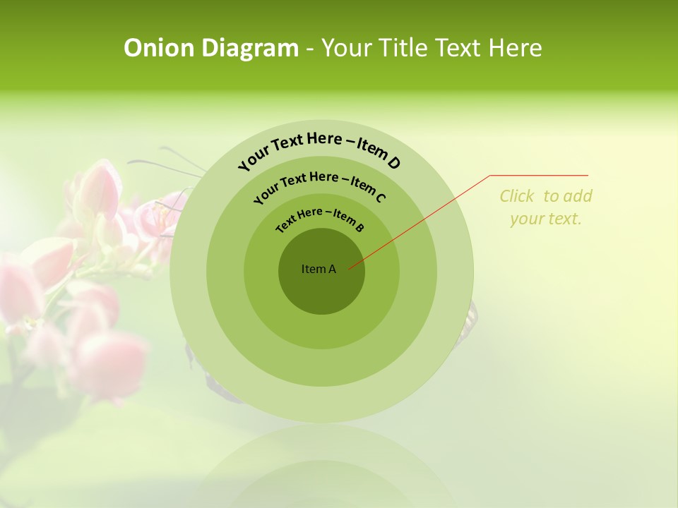 Macro Lepidoptera Color PowerPoint Template