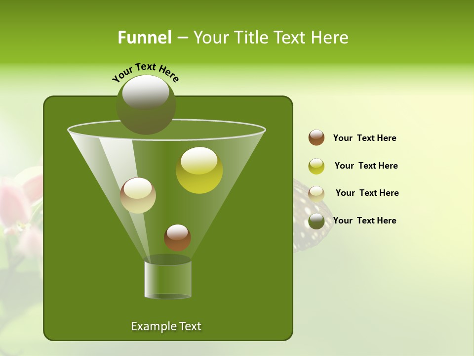 Macro Lepidoptera Color PowerPoint Template