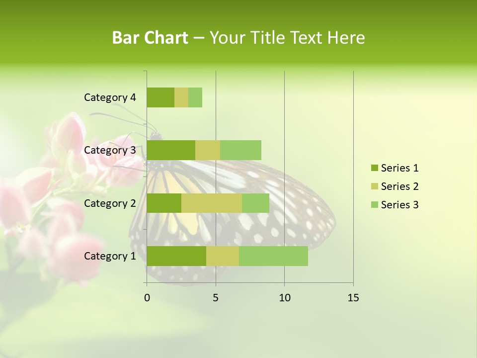 Macro Lepidoptera Color PowerPoint Template