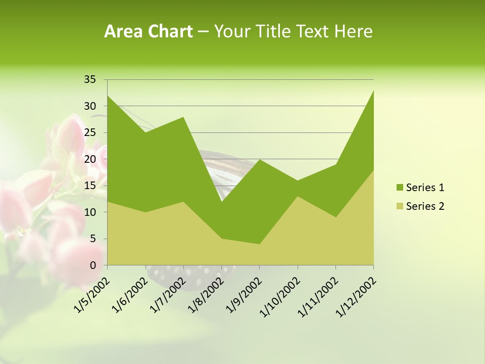 Macro Lepidoptera Color PowerPoint Template