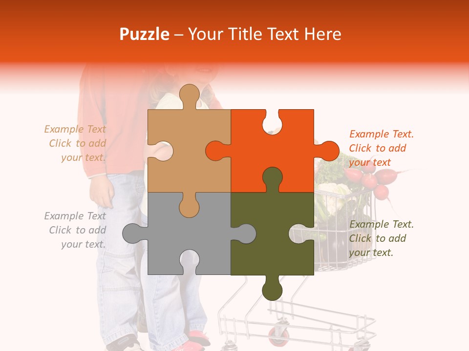 Lettuce Joyful Eggplant PowerPoint Template