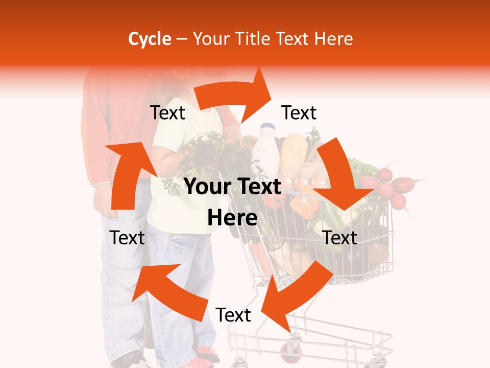 Lettuce Joyful Eggplant PowerPoint Template