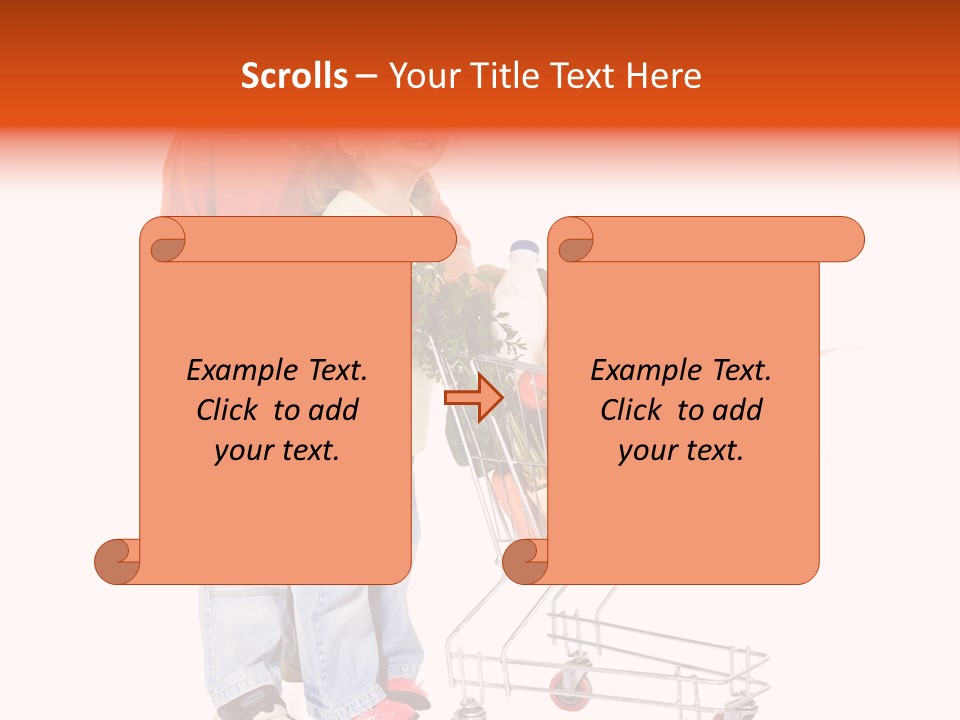 Lettuce Joyful Eggplant PowerPoint Template