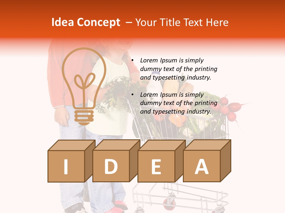 Lettuce Joyful Eggplant PowerPoint Template