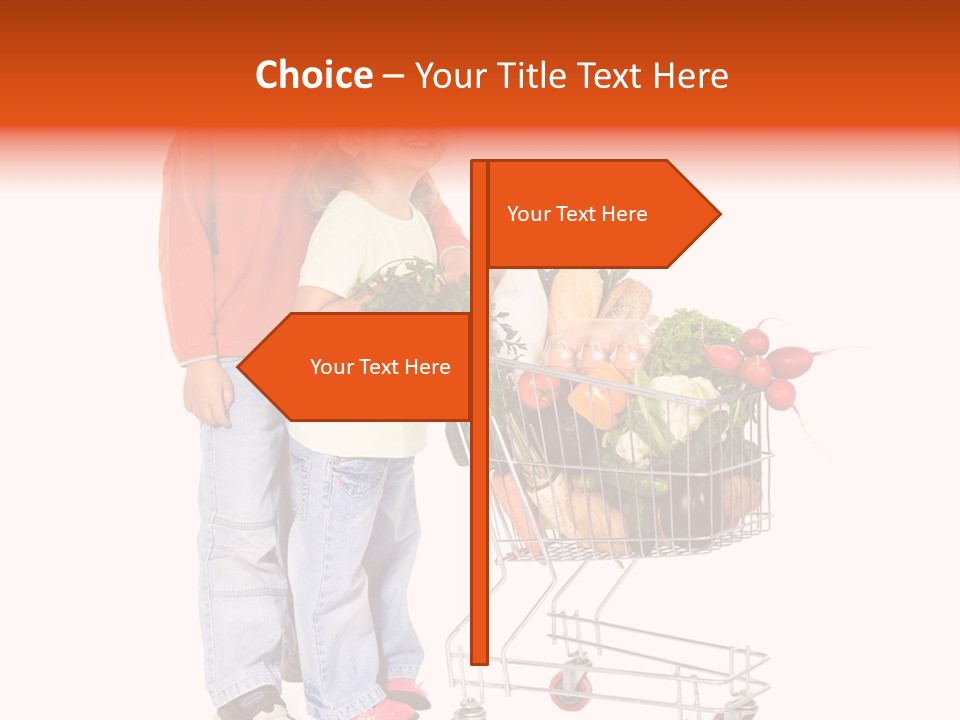 Lettuce Joyful Eggplant PowerPoint Template