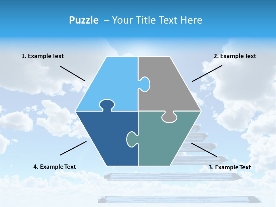 Eternity Light Paradise PowerPoint Template