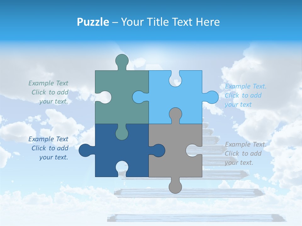 Eternity Light Paradise PowerPoint Template