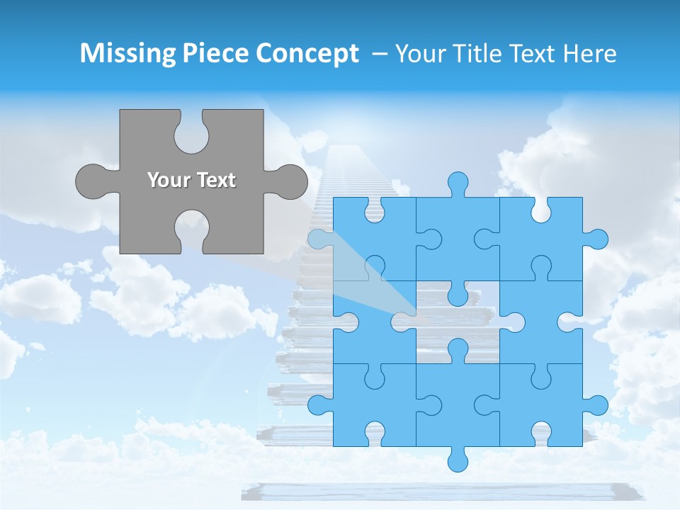 Eternity Light Paradise PowerPoint Template