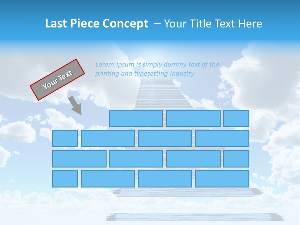 Eternity Light Paradise PowerPoint Template