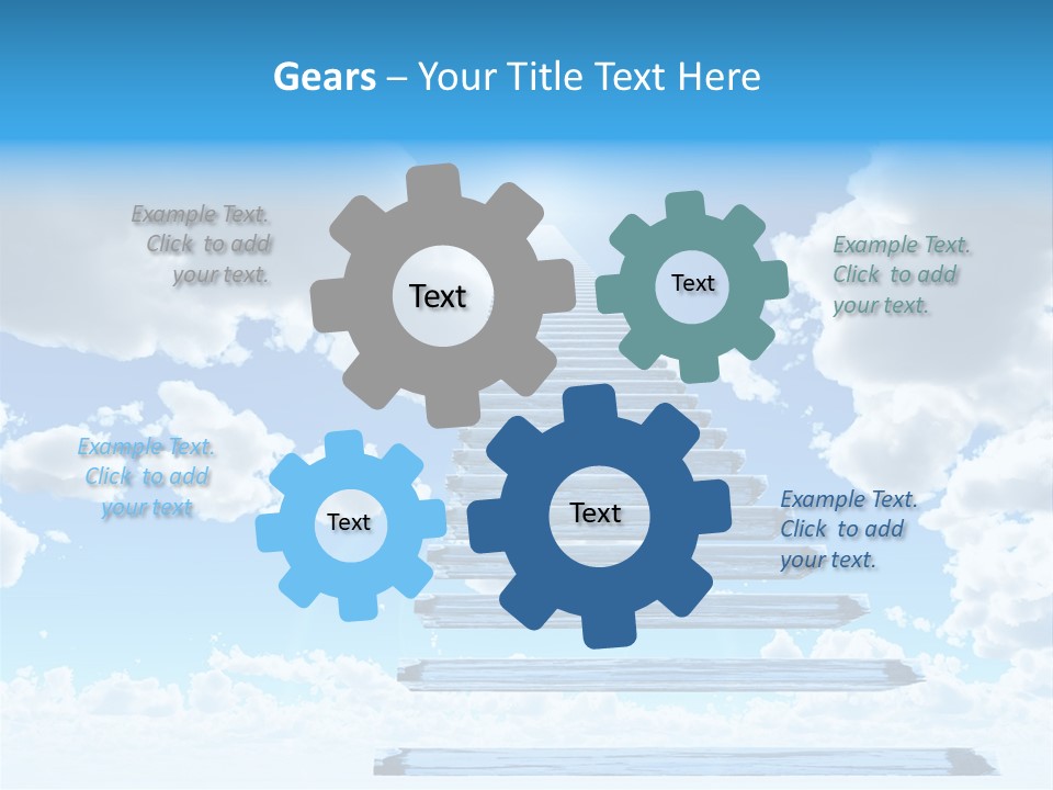 Eternity Light Paradise PowerPoint Template