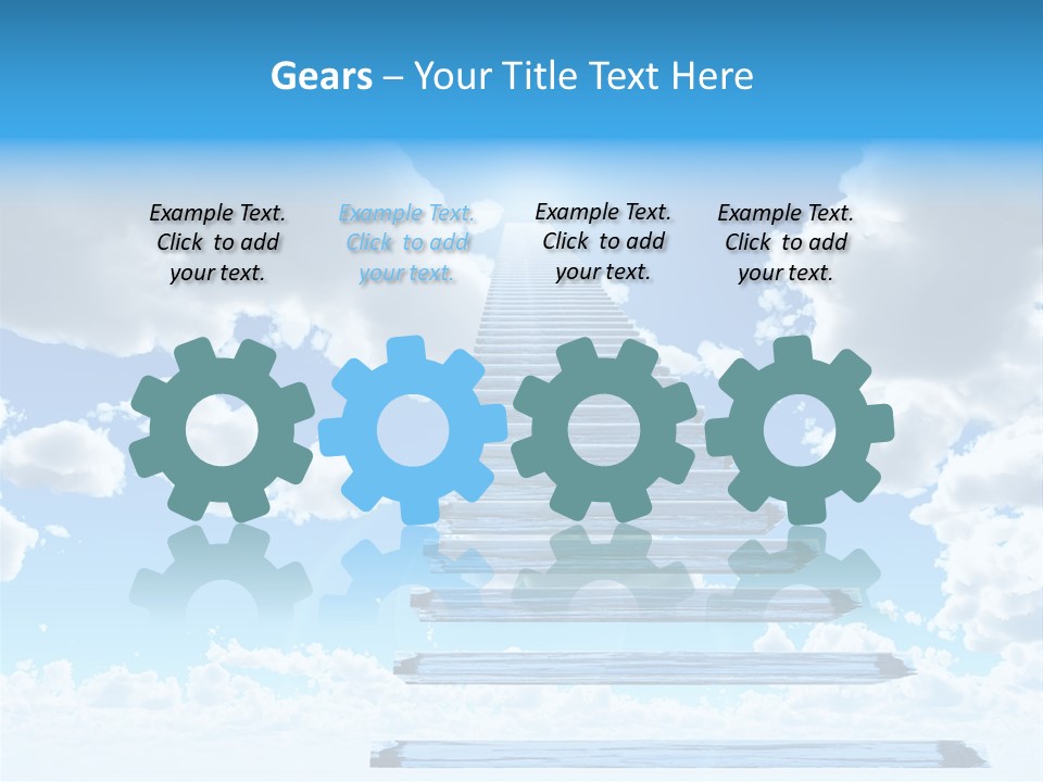 Eternity Light Paradise PowerPoint Template