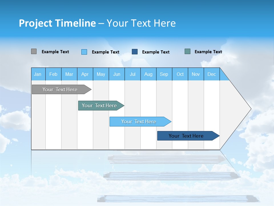 Eternity Light Paradise PowerPoint Template
