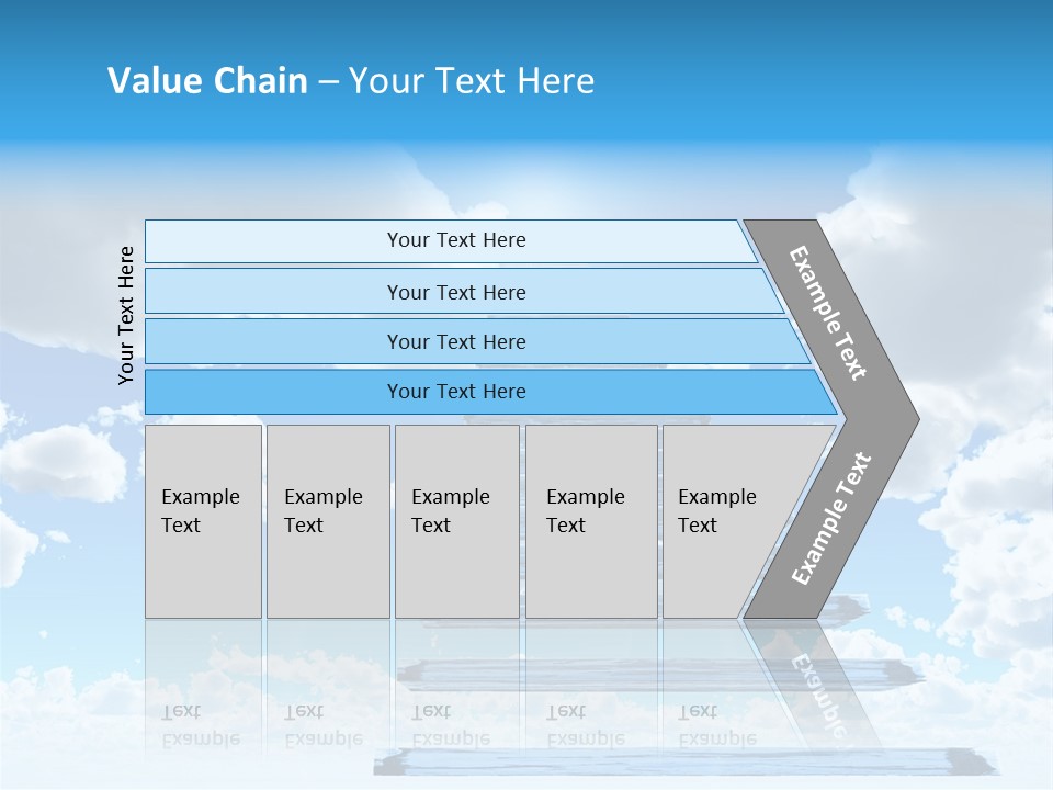 Eternity Light Paradise PowerPoint Template