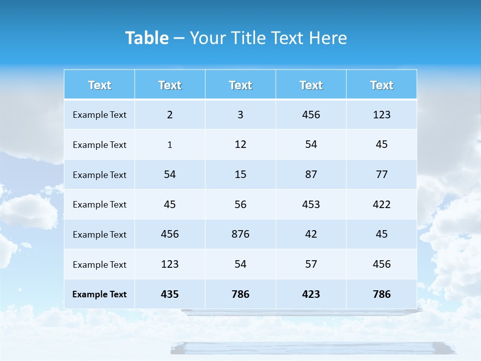Eternity Light Paradise PowerPoint Template