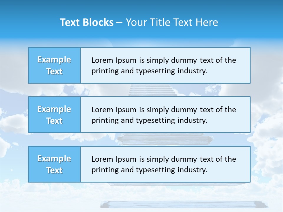 Eternity Light Paradise PowerPoint Template
