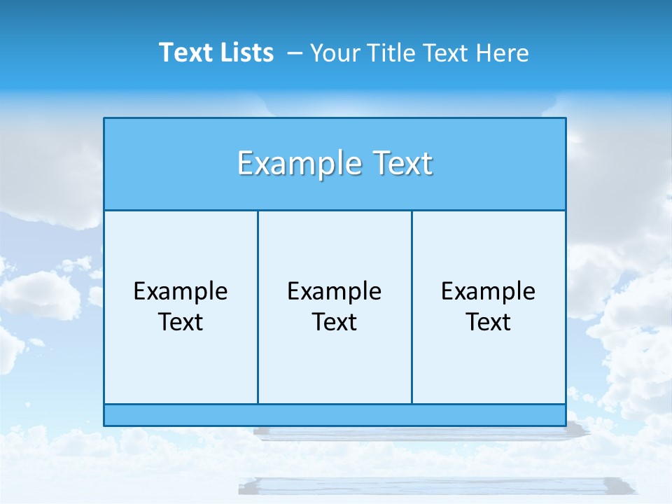 Eternity Light Paradise PowerPoint Template