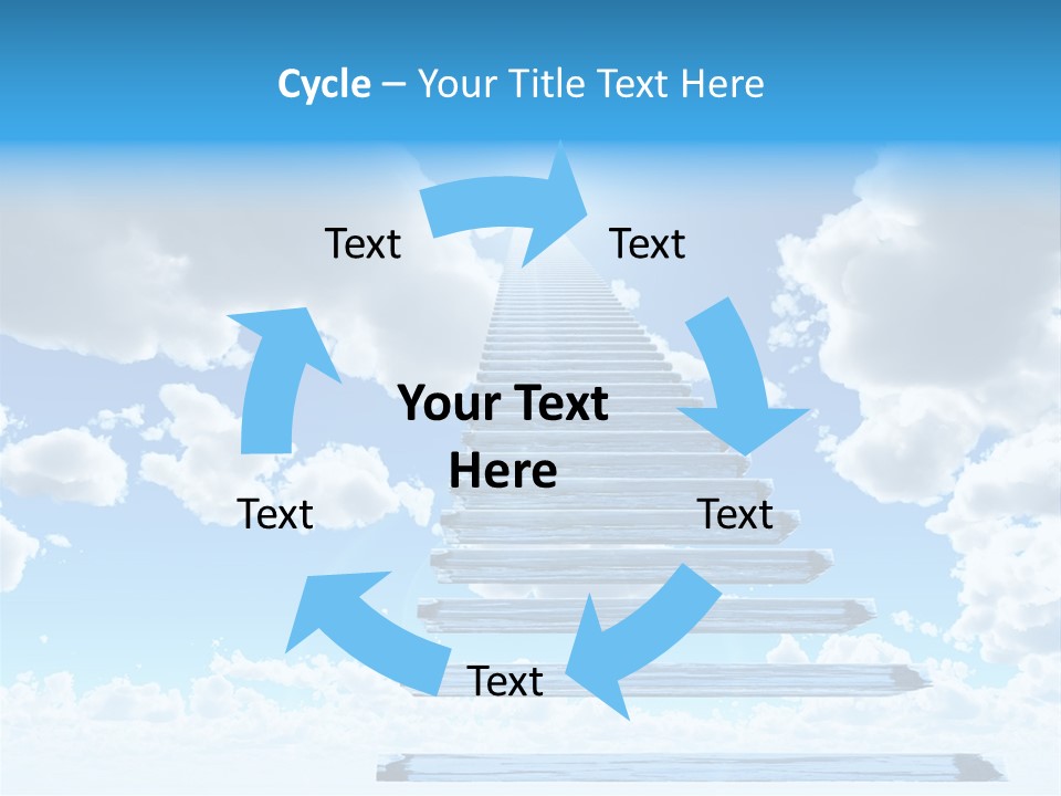 Eternity Light Paradise PowerPoint Template