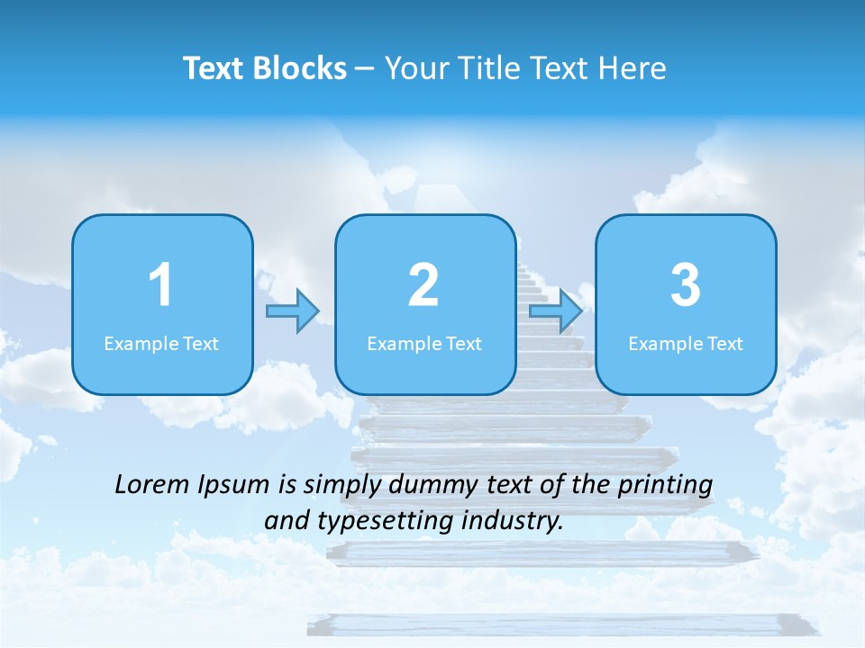 Eternity Light Paradise PowerPoint Template