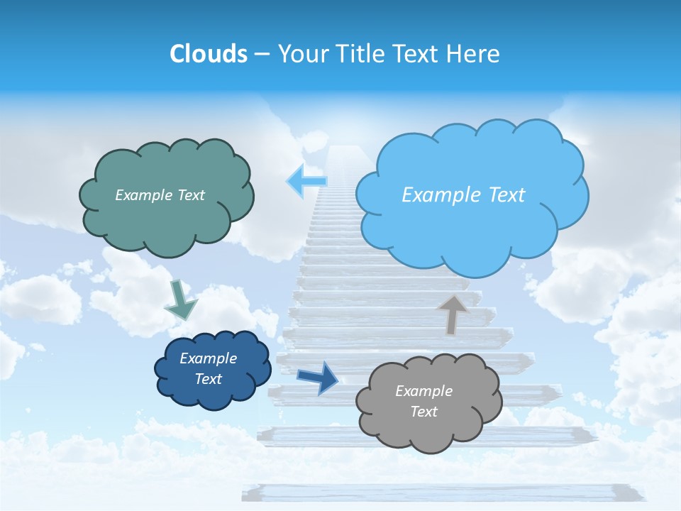 Eternity Light Paradise PowerPoint Template