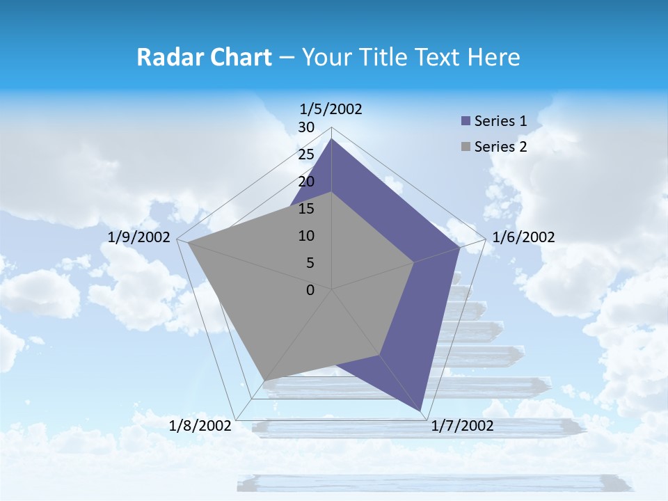 Eternity Light Paradise PowerPoint Template