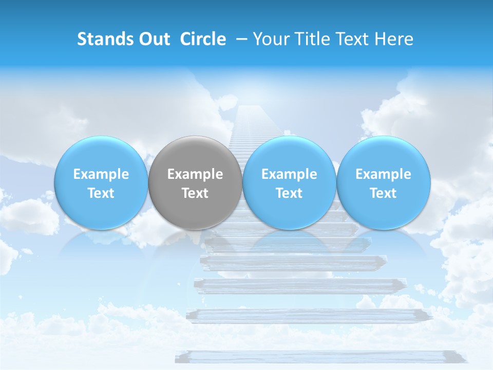 Eternity Light Paradise PowerPoint Template