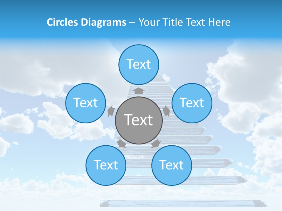 Eternity Light Paradise PowerPoint Template