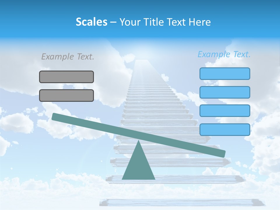 Eternity Light Paradise PowerPoint Template