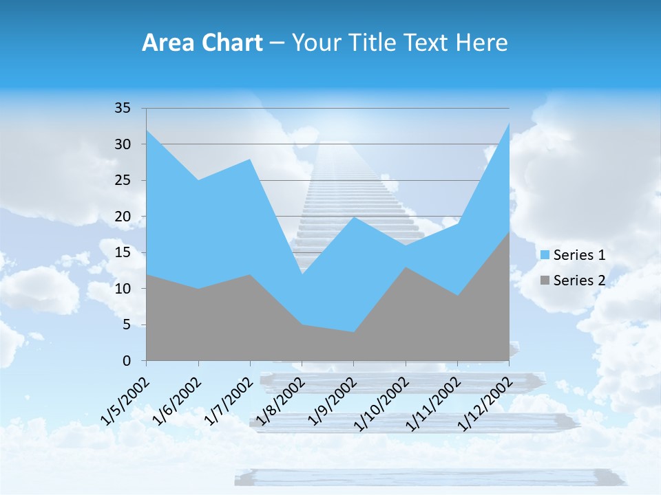 Eternity Light Paradise PowerPoint Template