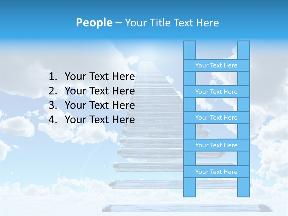 Eternity Light Paradise PowerPoint Template