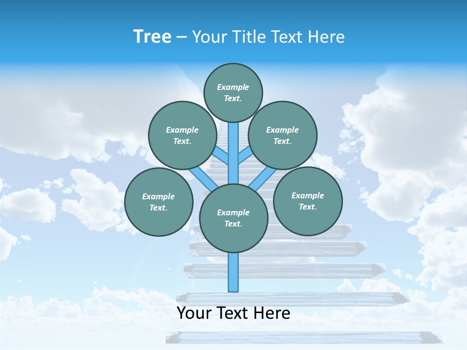 Eternity Light Paradise PowerPoint Template