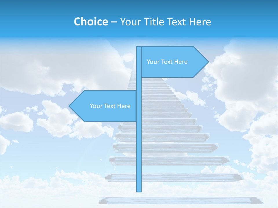 Eternity Light Paradise PowerPoint Template