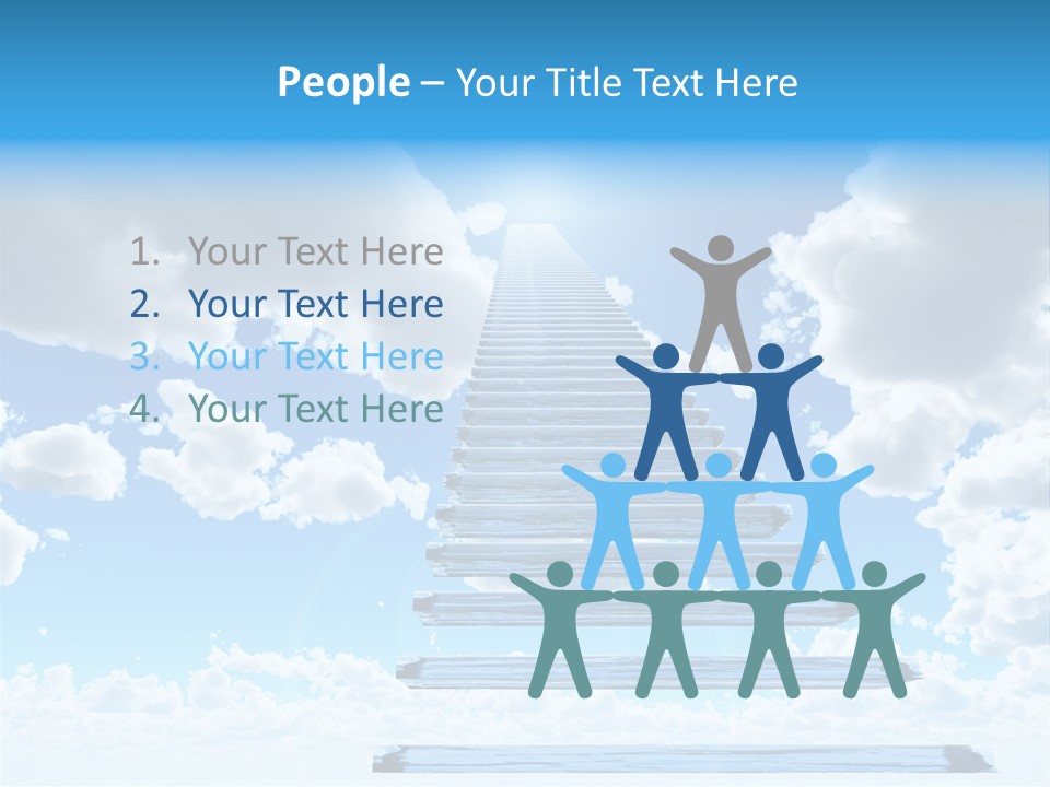 Eternity Light Paradise PowerPoint Template