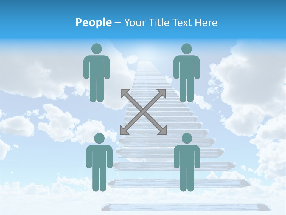 Eternity Light Paradise PowerPoint Template