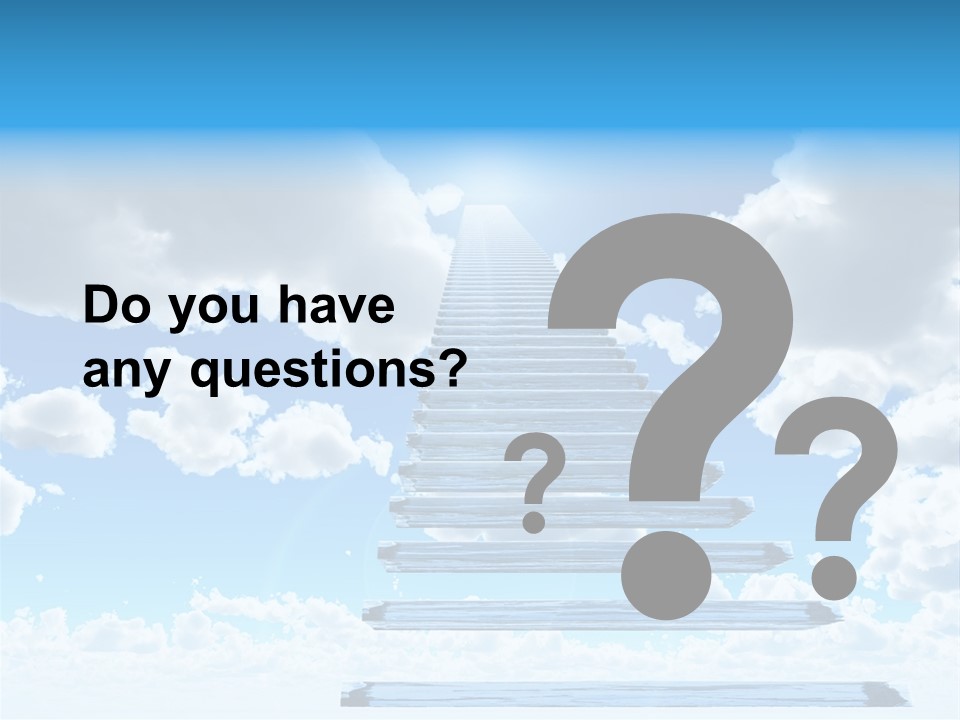 Eternity Light Paradise PowerPoint Template