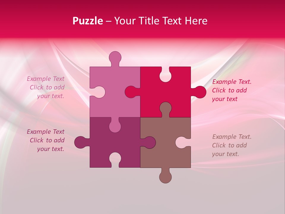 Glowing Generated Single PowerPoint Template