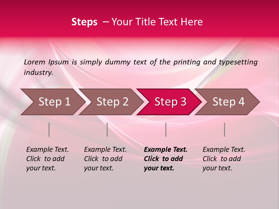 Glowing Generated Single PowerPoint Template