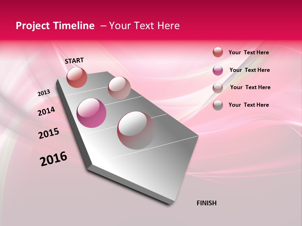 Glowing Generated Single PowerPoint Template
