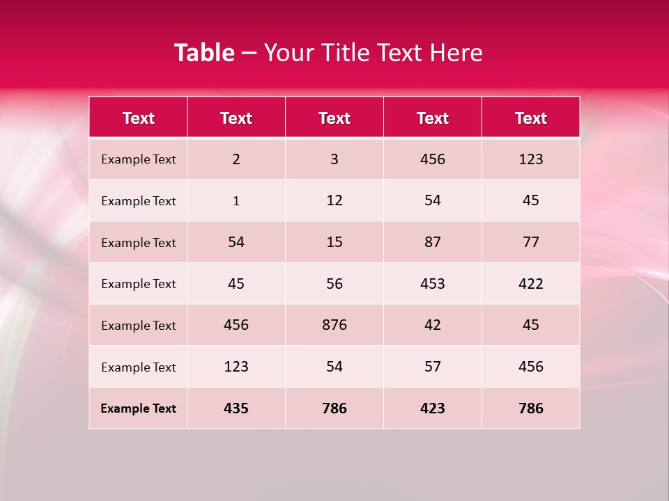 Glowing Generated Single PowerPoint Template