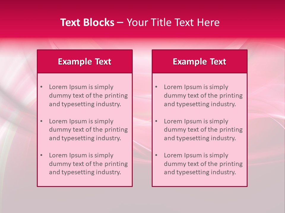 Glowing Generated Single PowerPoint Template