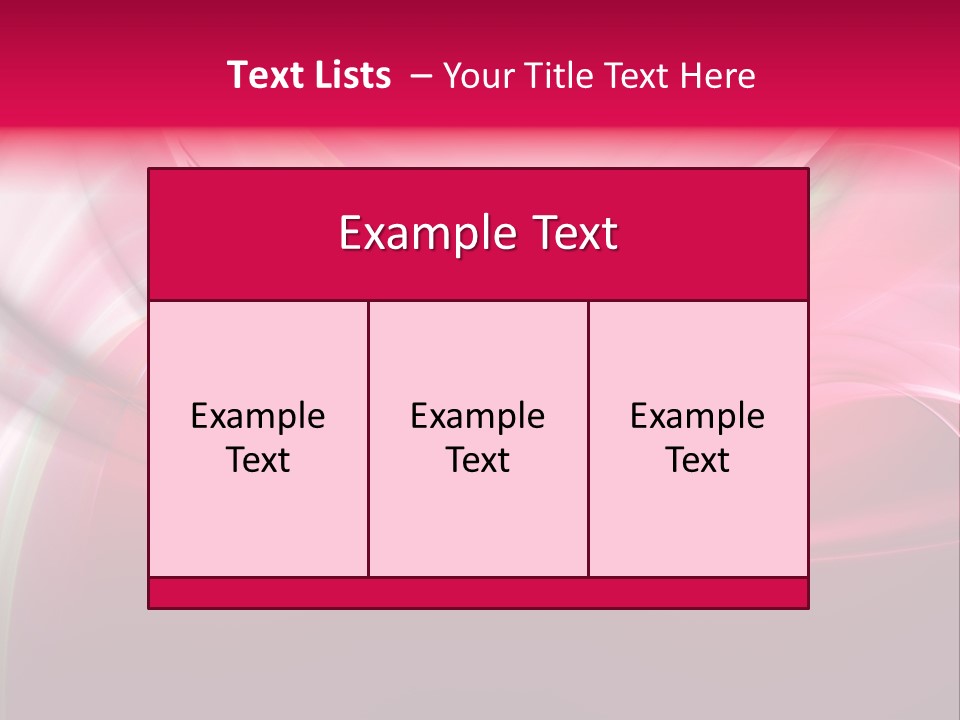 Glowing Generated Single PowerPoint Template