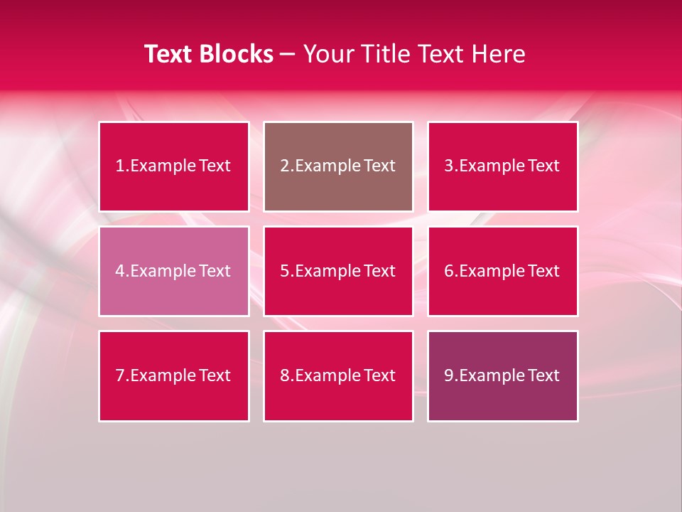 Glowing Generated Single PowerPoint Template