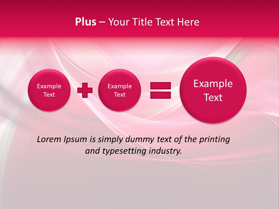 Glowing Generated Single PowerPoint Template