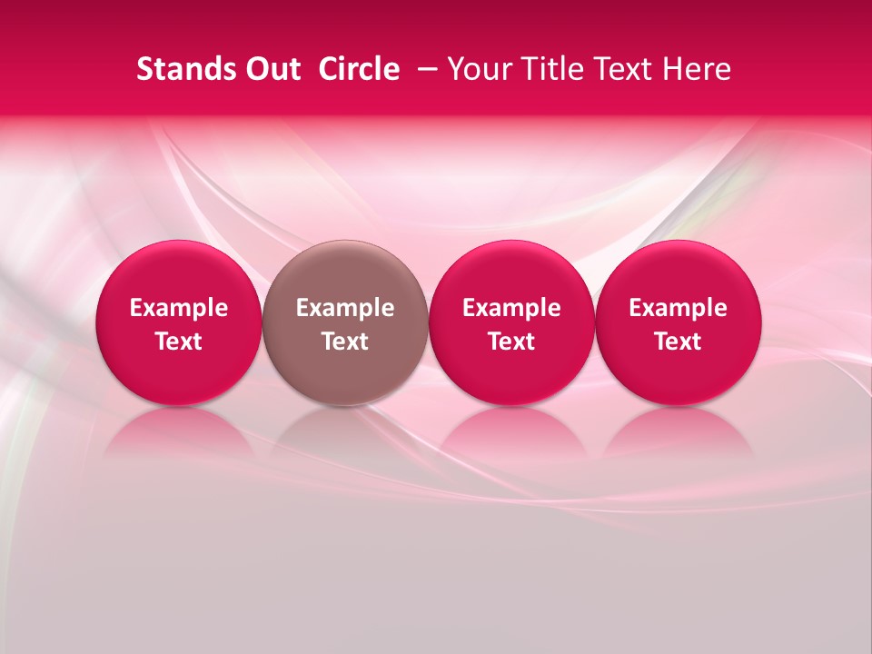 Glowing Generated Single PowerPoint Template