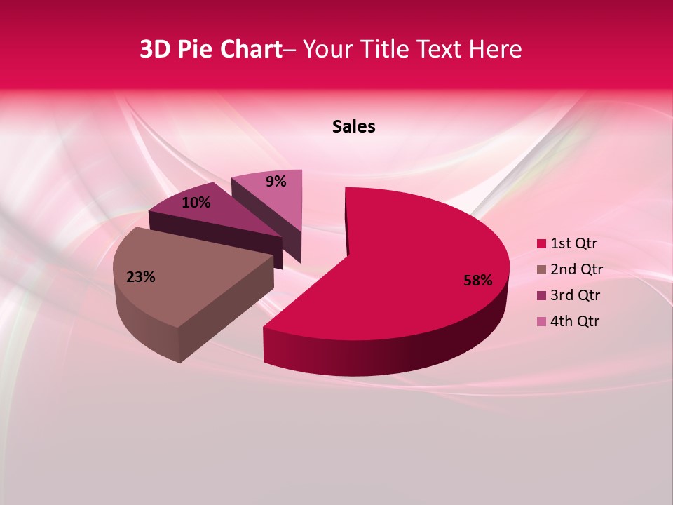 Glowing Generated Single PowerPoint Template