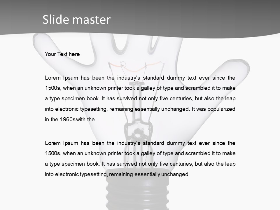 Creative Creativity Electric PowerPoint Template