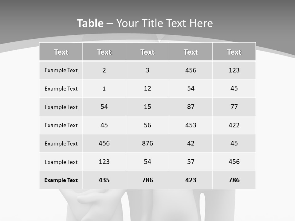 Shot People Piece PowerPoint Template