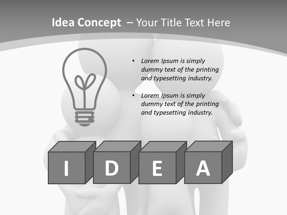 Shot People Piece PowerPoint Template