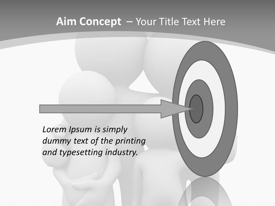 Shot People Piece PowerPoint Template